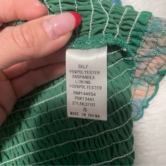 NWT In The Tropics Smocked Dress - Picture 11 of 12